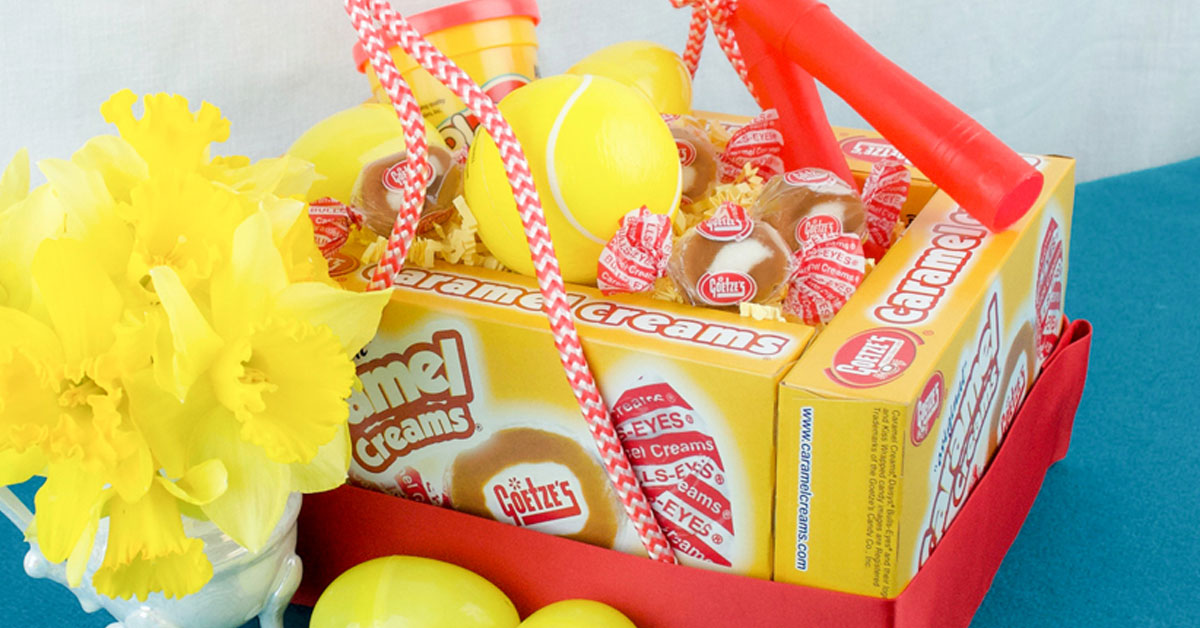 How to make a candy box Easter basket.