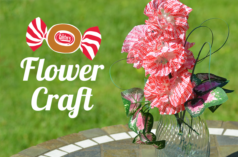 How to make candy wrapper flower bouquet. Great recycle craft for the kids!