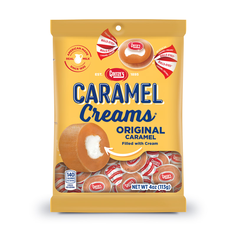 4 oz. Caramel Creams peg bag
