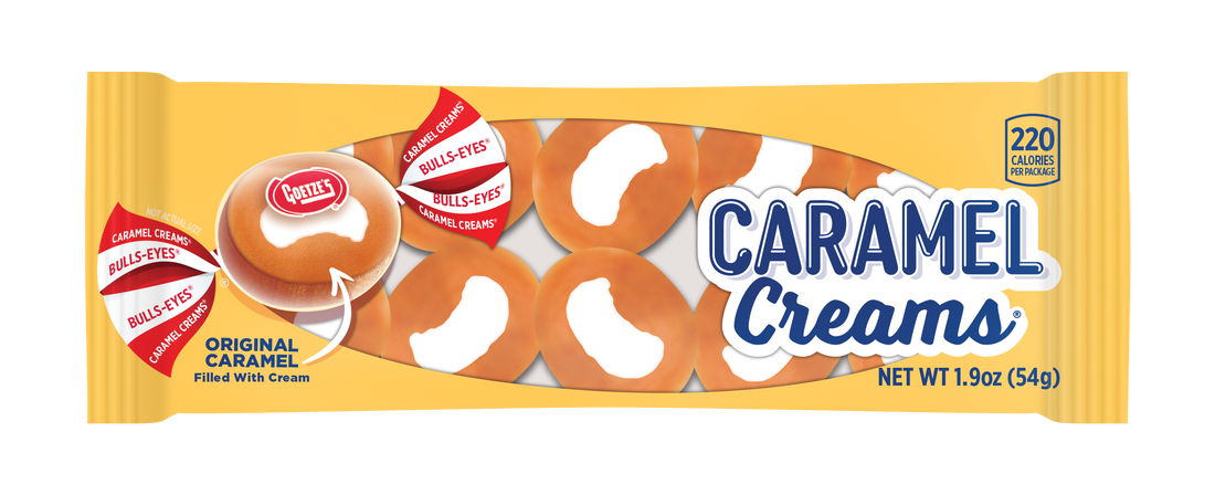 1.9 oz. Caramel Creams tray pack