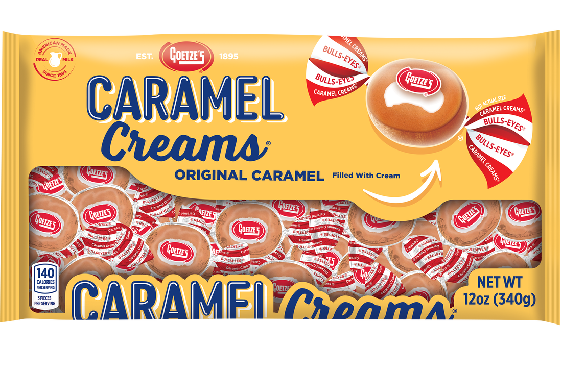 12 oz. Caramel Creams laydown bag