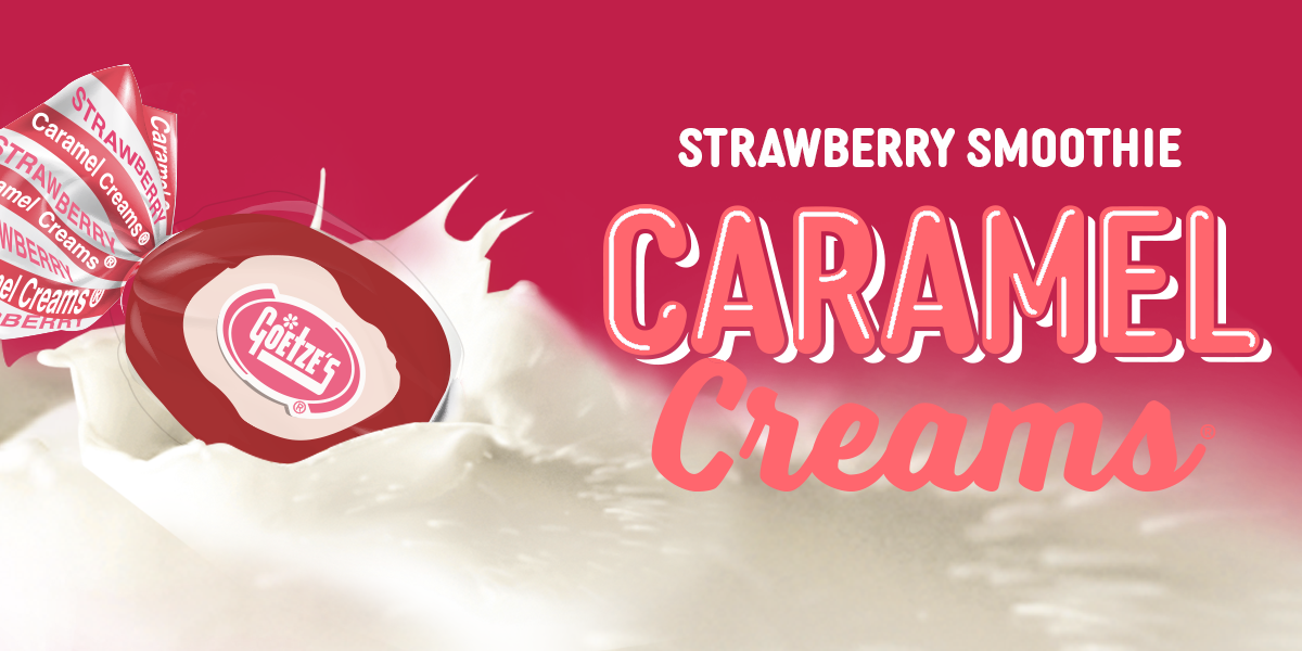 Strawberry Smoothie Caramel Creams banner